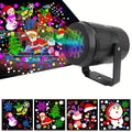 360° Rotating LED Christmas Projector Night Light - Snowflake Projection Lamp for Festive Home Decor, Parties, and Gifts