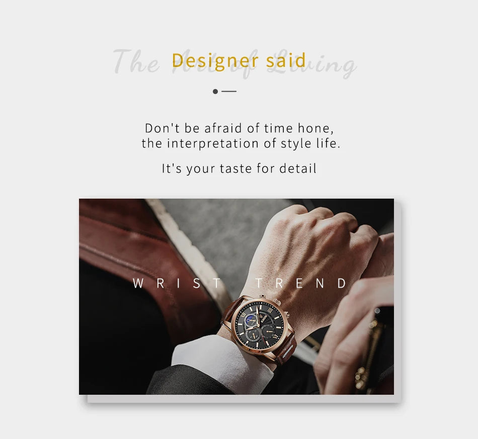 New LIGE Men's Watches Top Brand Luxury Men Wrist Watch Man Leather Quartz Watch Sports Waterproof Male Clock Relogio Masculino