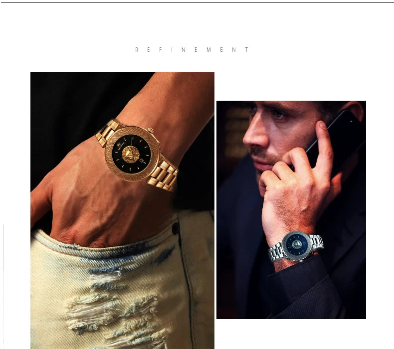 Top Luxury Casual Fashion Brand Men Watches Waterproof Quartz Men Waterproof Stainles Steel Wrist Watch clock reloj hombre Gift