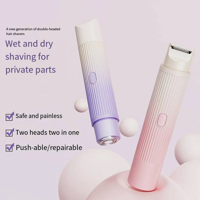 Electric Shaver Intimate Male and Female Pubic Hair Trimmer Household Use Electric Trimming Shaving Epilator Painless