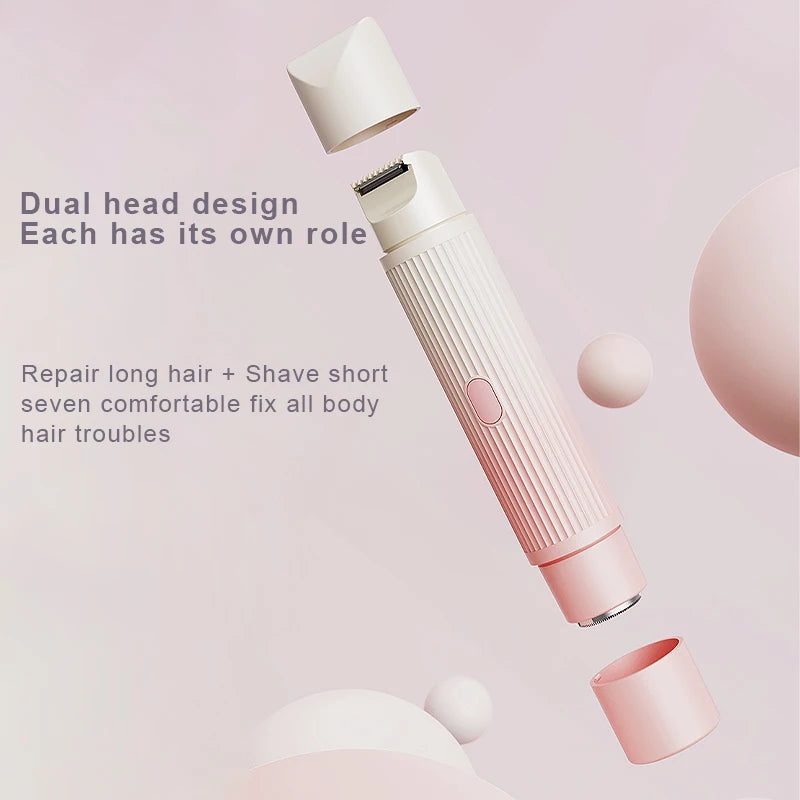 Electric Shaver Intimate Male and Female Pubic Hair Trimmer Household Use Electric Trimming Shaving Epilator Painless