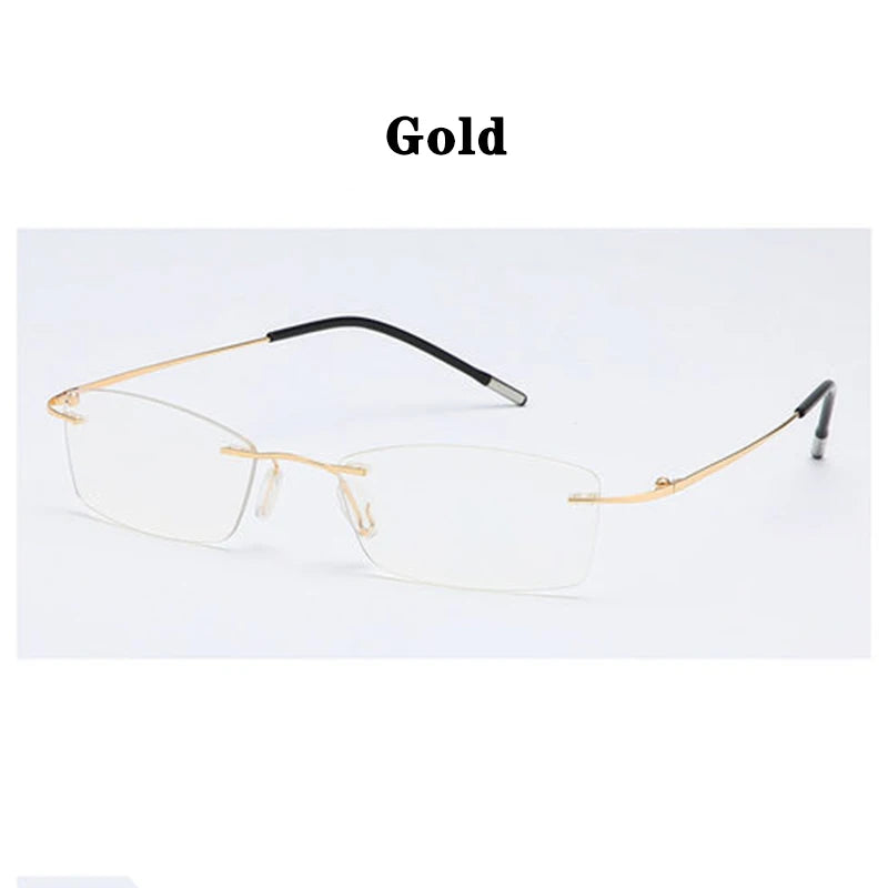 Rimless Men Reading Glasses.
