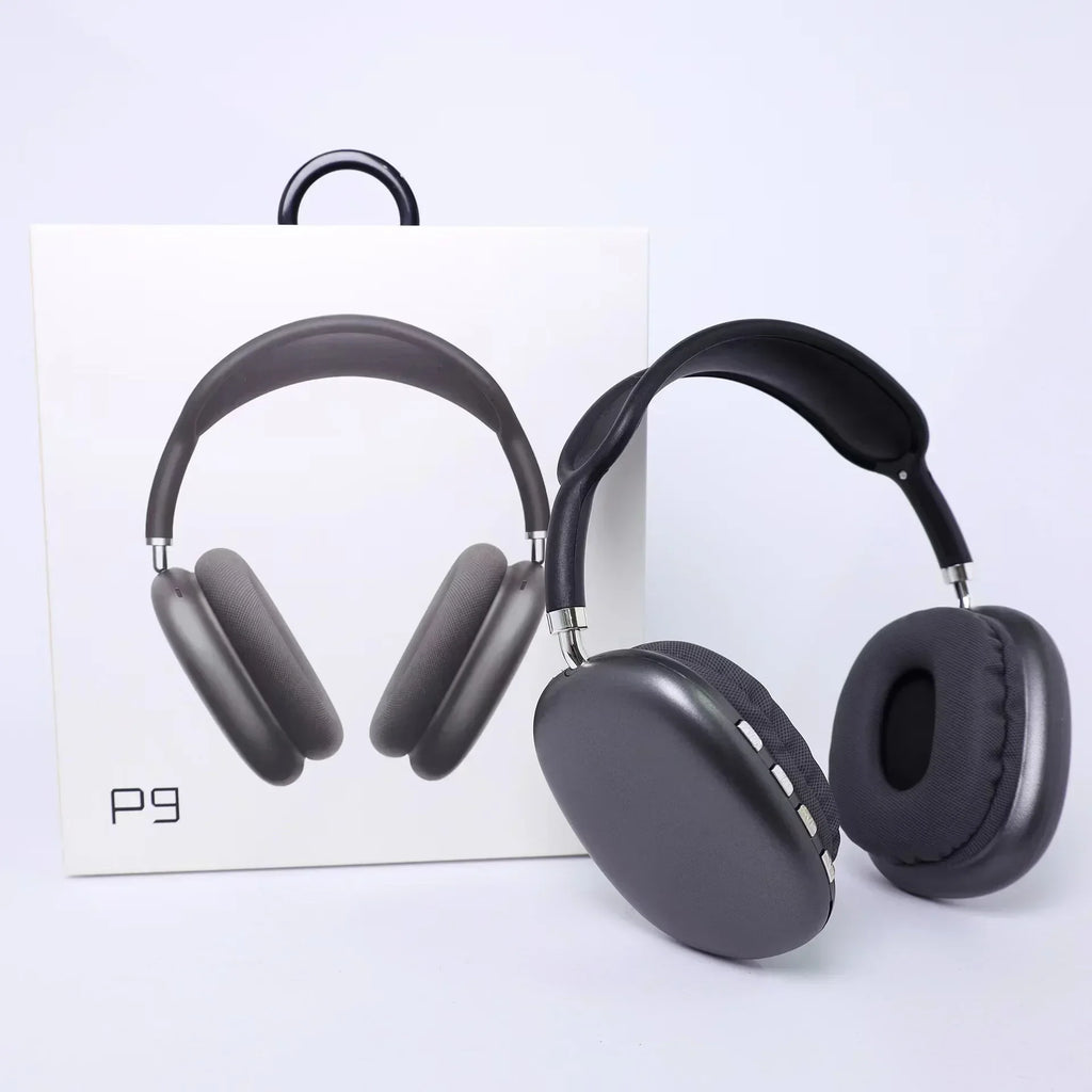 P9 Pro Max Head Mounted Bluetooth Earphones Noise Cancelling Wireless Stereo Sound Earphone Sports Gaming Bluetooth Headphones
