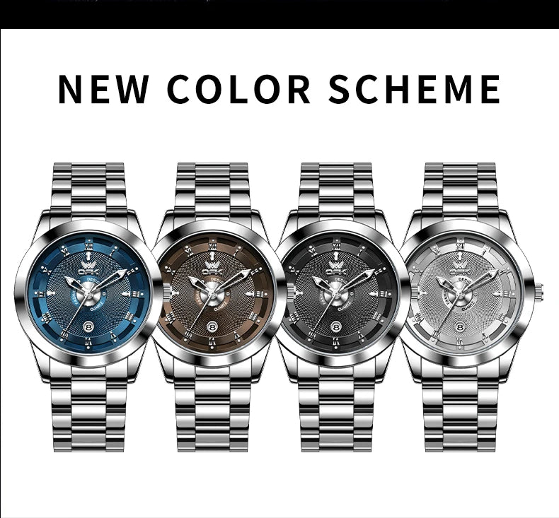 OPK 6056 New Men's Watch Fashion Dial Design New Men's Watch Fashion Dial Design Stainless steel Watches