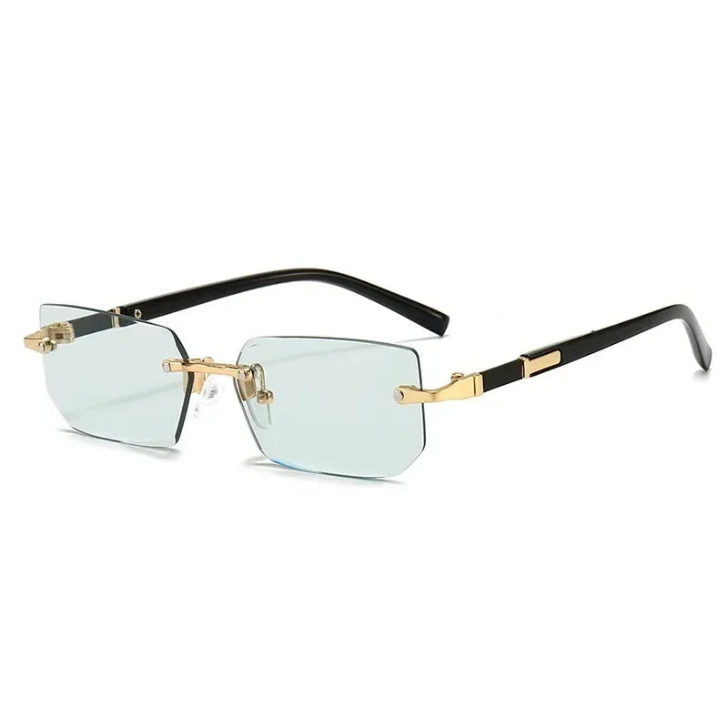Polygon Rimless Sunglasses