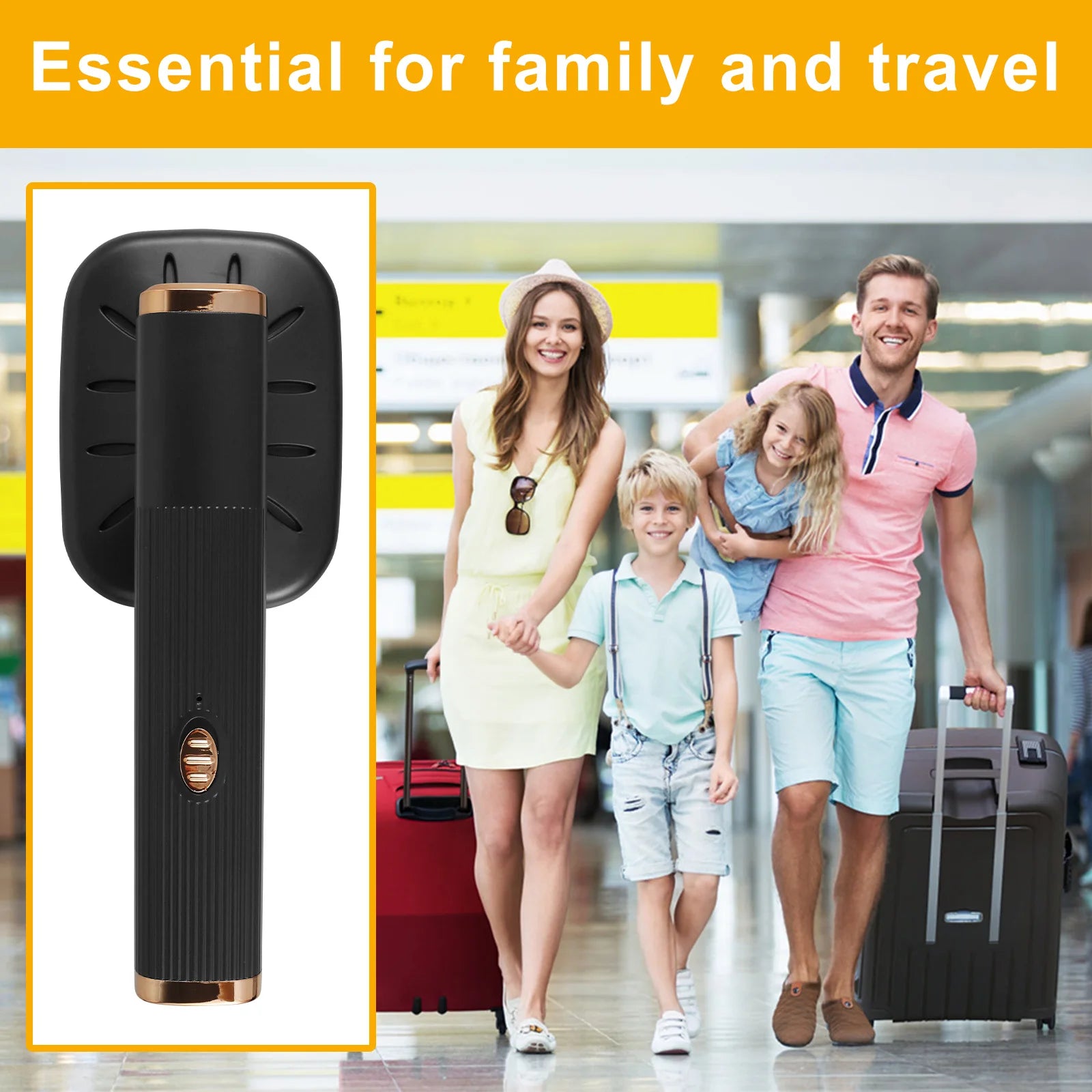 Travel Iron Portable Mini Ironing Machine Garment Steamer Wrinkle Remover Dry and Wet Handheld Steam Iron for Fabric Clothes