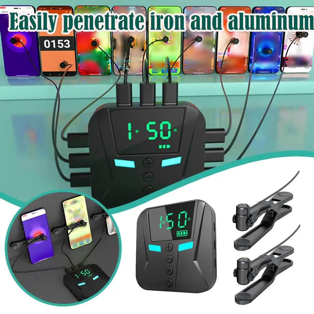 Mobile Phone Screen Clicker Device Live Broadcast Fast Praise Automatic Game Hanging Loop Connecting Device Buying Artifact