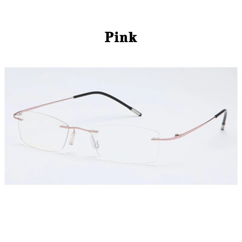 Rimless Men Reading Glasses.
