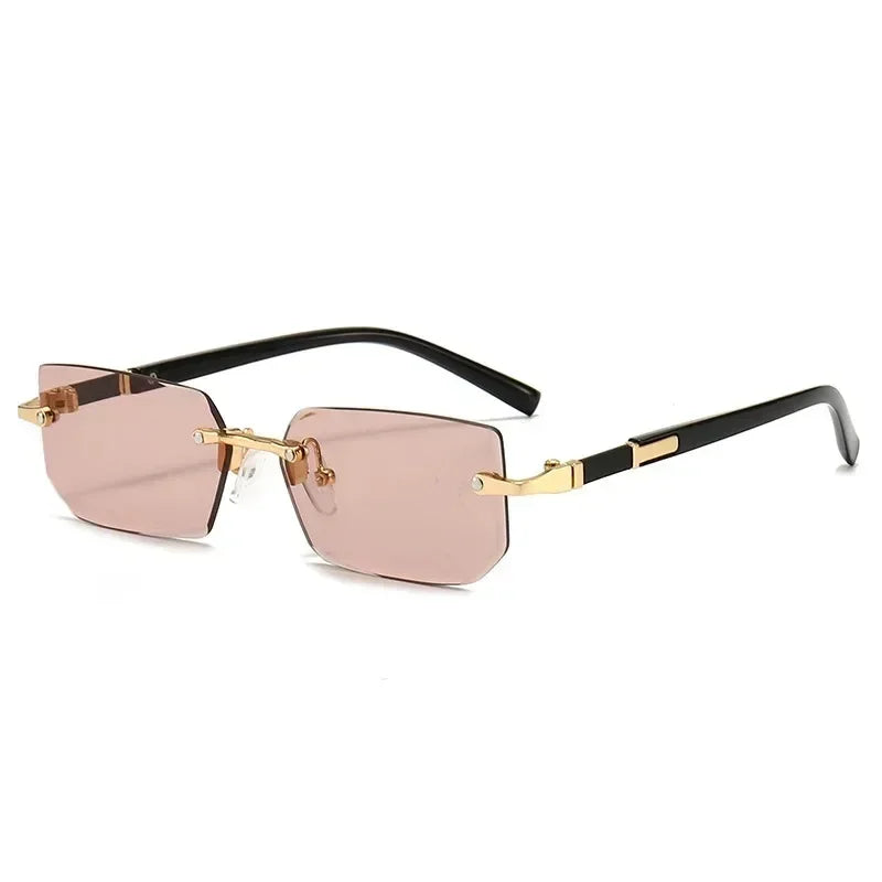 Polygon Rimless Sunglasses