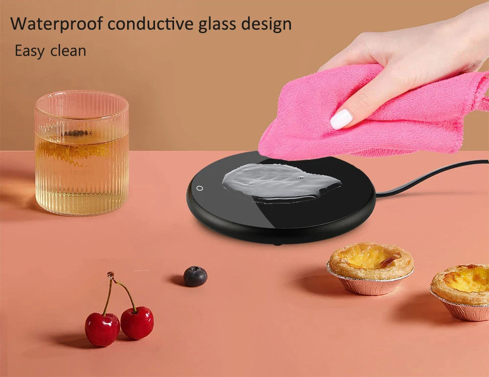 Mug Warmer USB Cup Heater Mini Cup Warmer Electric Heating Thermostatic Coaster Coffee Milk Tea Water Constant Pad Mug Warmer