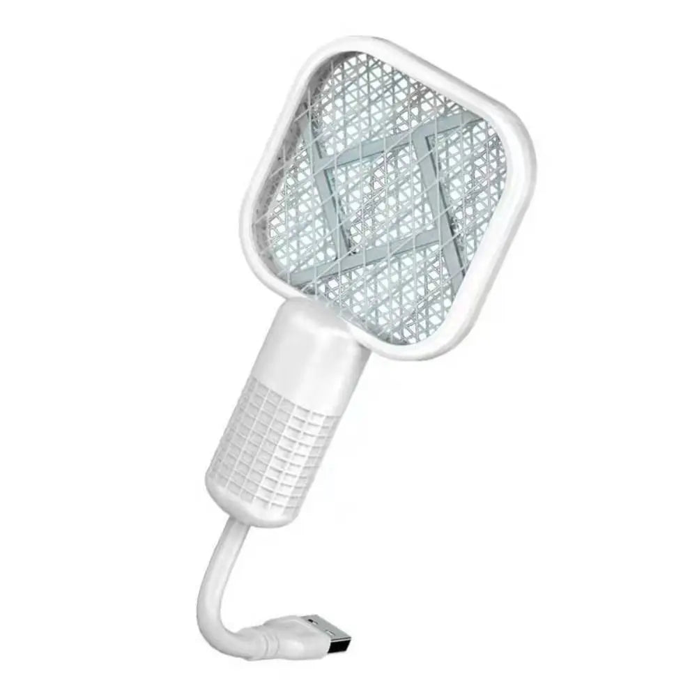 Durable USB Mosquito Swatter Trap Electric Shock Mini Fly Bug Zapper UV Light Portable Mosquito Killer Lamp Summer