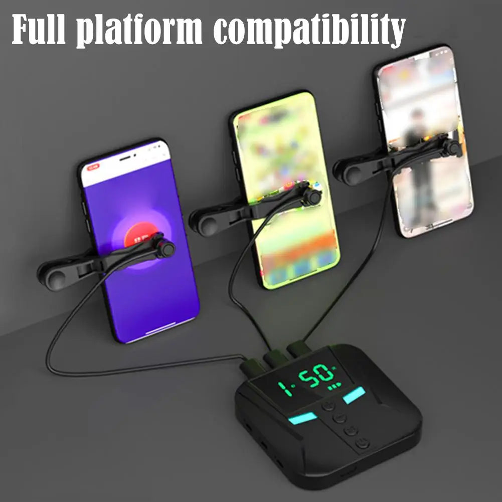 Mobile Phone Screen Clicker Device Live Broadcast Fast Praise Automatic Game Hanging Loop Connecting Device Buying Artifact