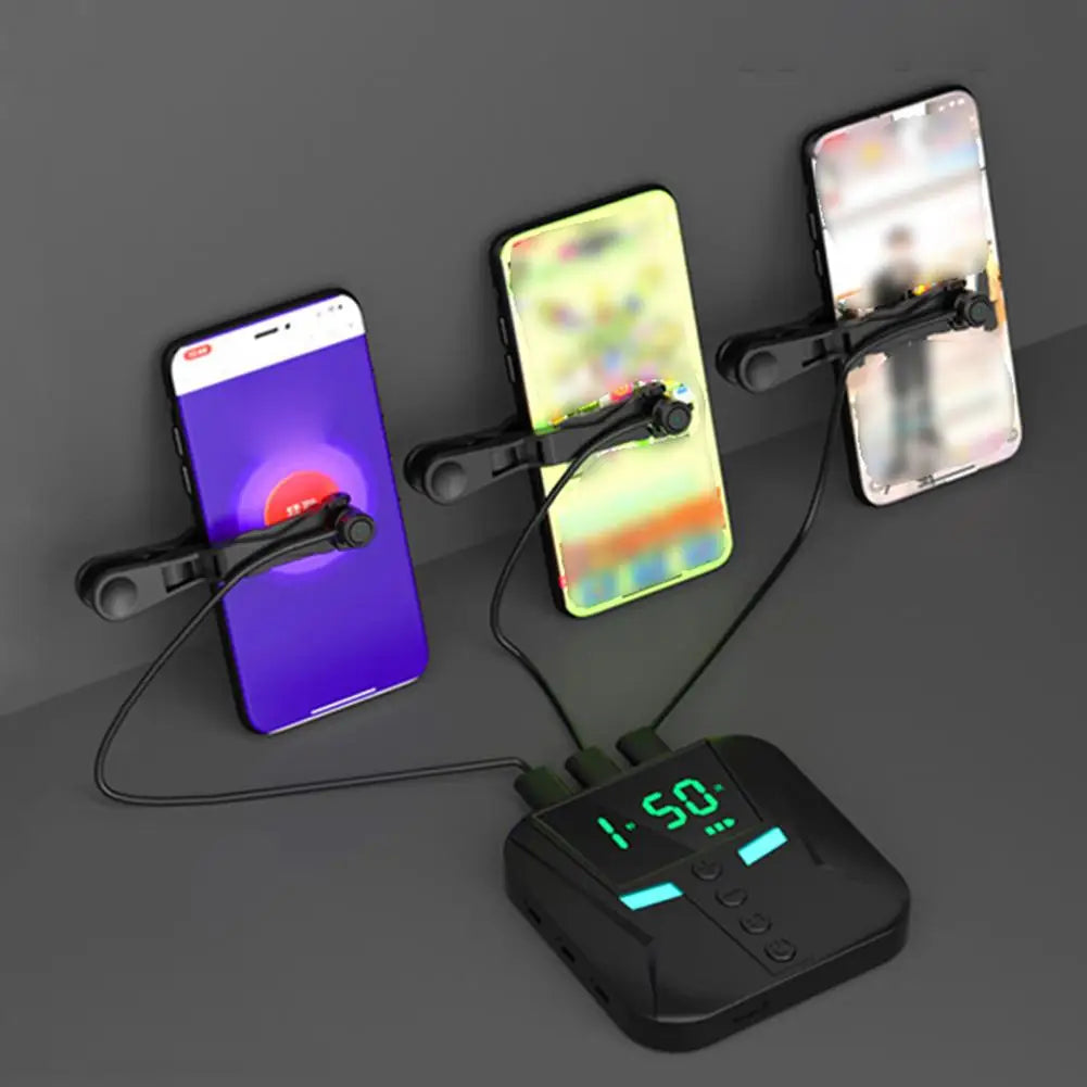 Mobile Phone Screen Clicker Device Live Broadcast Fast Praise Automatic Game Hanging Loop Connecting Device Buying Artifact