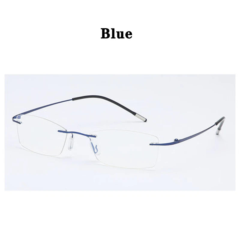 Rimless Men Reading Glasses.