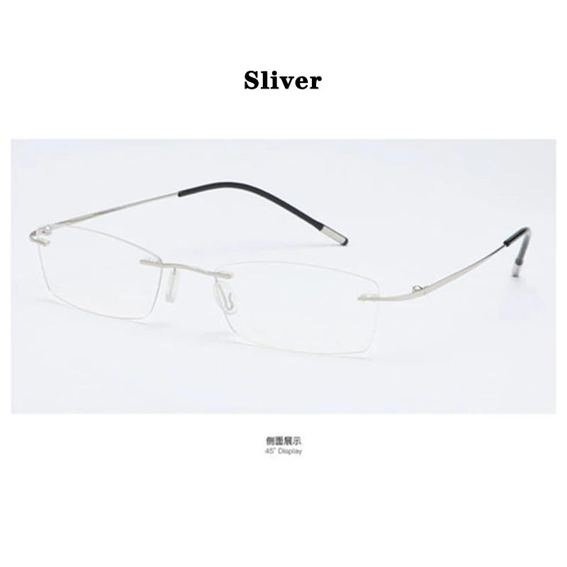 Rimless Men Reading Glasses.
