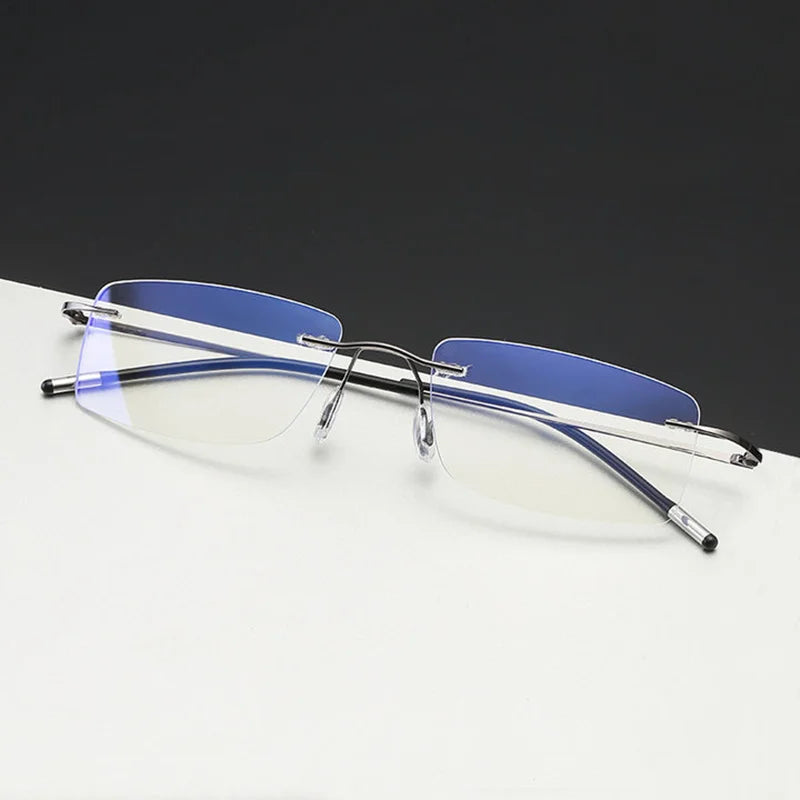 Rimless Men Reading Glasses.