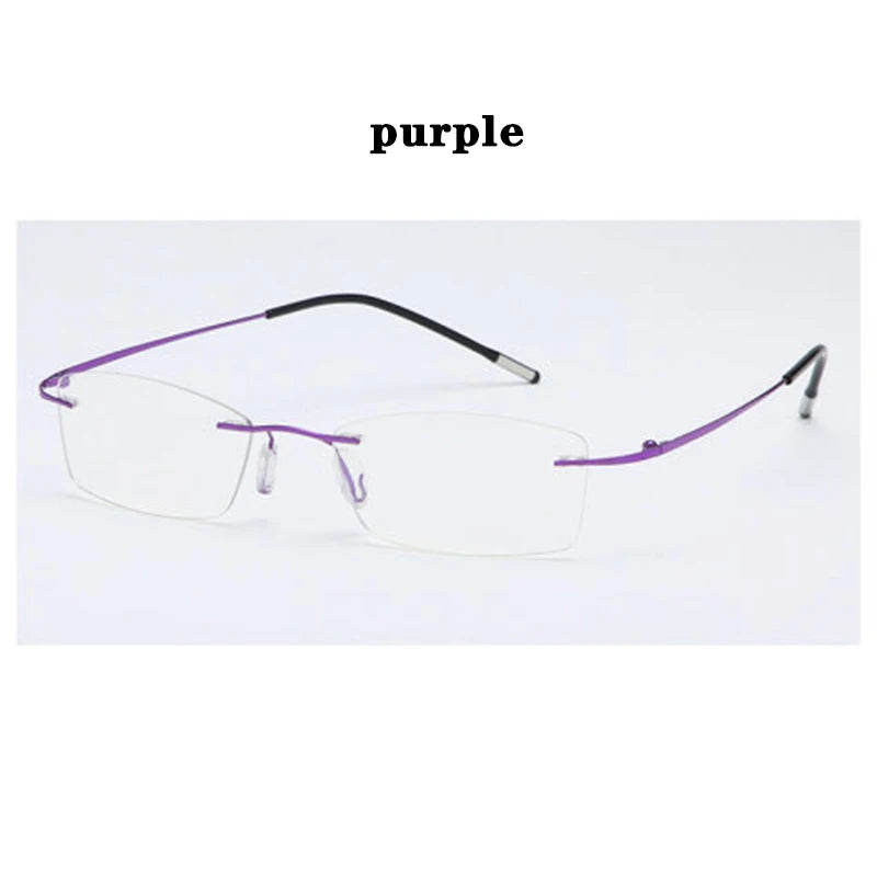Rimless Men Reading Glasses.