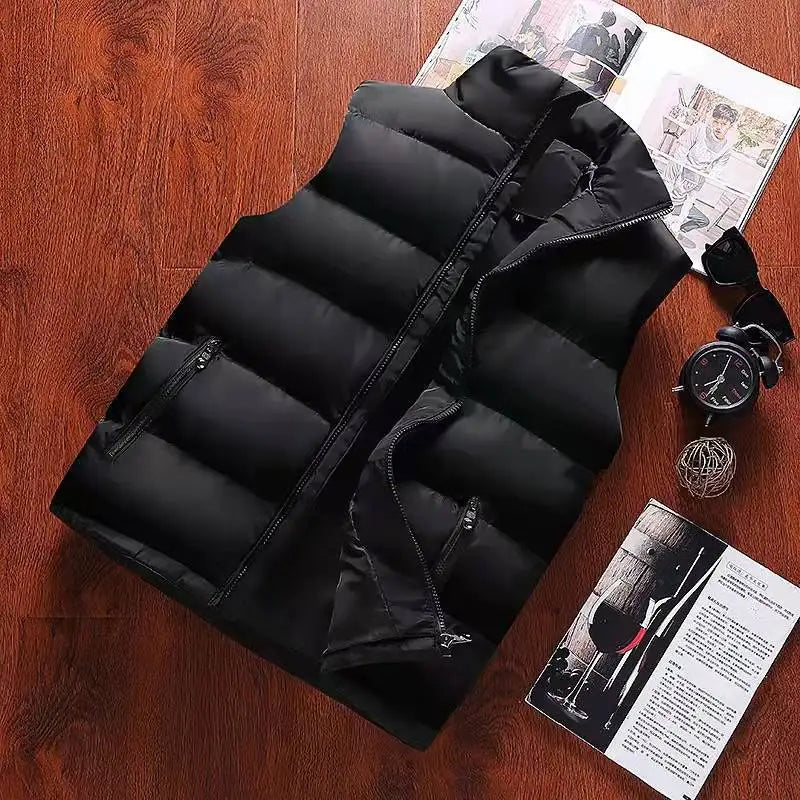 Black puffer jacket ..
