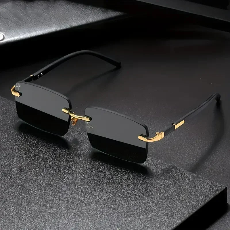 Polygon Rimless Sunglasses