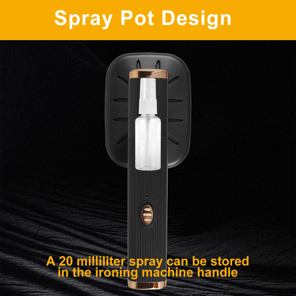 Travel Iron Portable Mini Ironing Machine Garment Steamer Wrinkle Remover Dry and Wet Handheld Steam Iron for Fabric Clothes