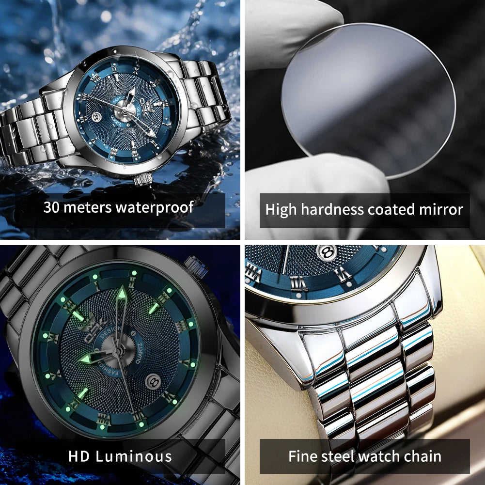 OPK 6056 New Men's Watch Fashion Dial Design New Men's Watch Fashion Dial Design Stainless steel Watches