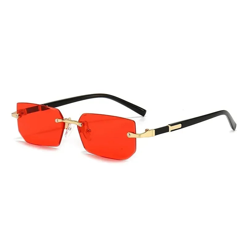 Polygon Rimless Sunglasses