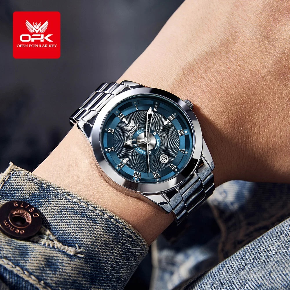 OPK 6056 New Men's Watch Fashion Dial Design New Men's Watch Fashion Dial Design Stainless steel Watches
