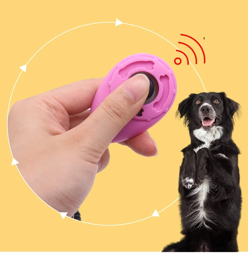 Dog Training Clicker Pet Cat Dog Click Trainer Various Style Aid Adjustable WristStrap Sound Key Chain Dog Repeller Pet Product