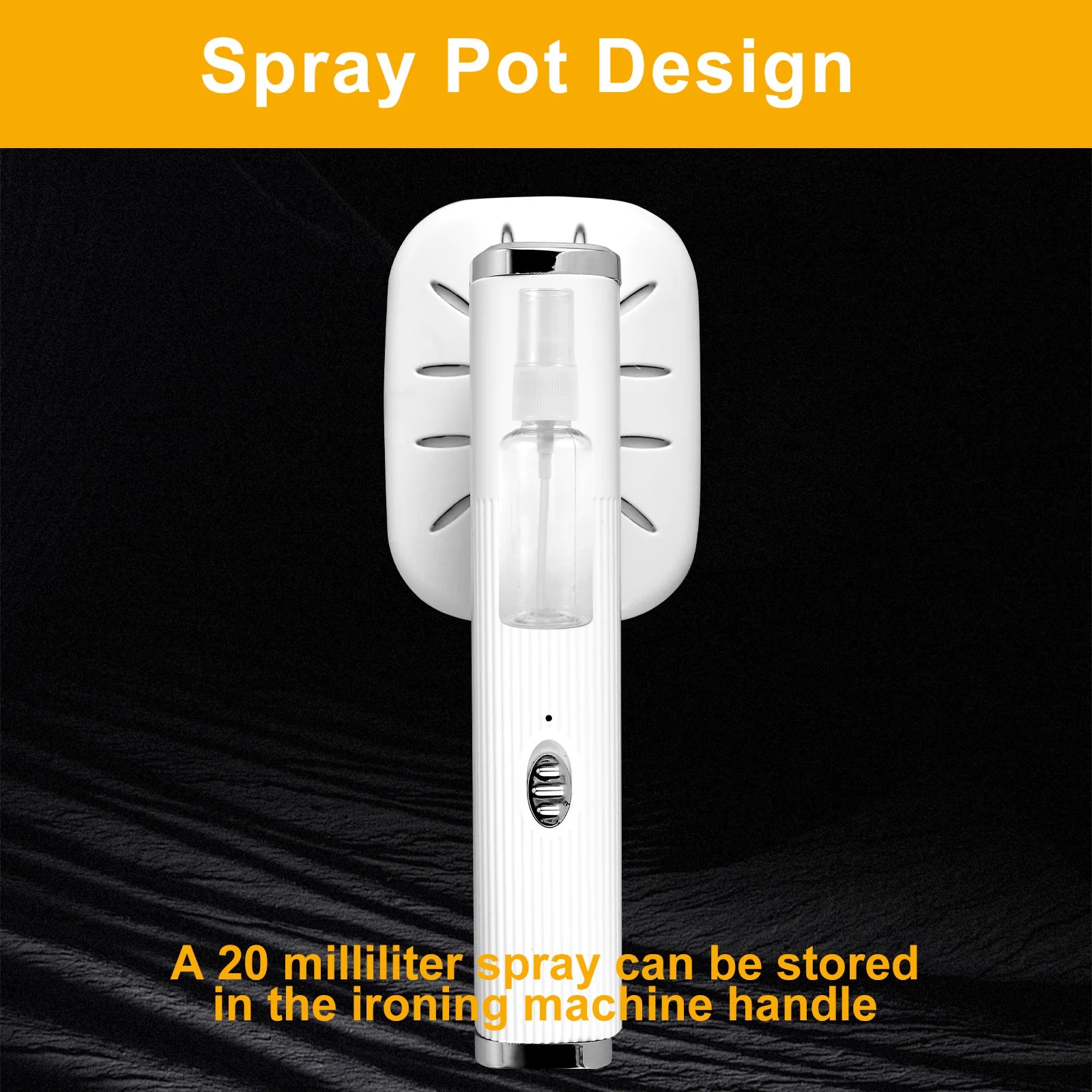 Travel Iron Portable Mini Ironing Machine Garment Steamer Wrinkle Remover Dry and Wet Handheld Steam Iron for Fabric Clothes