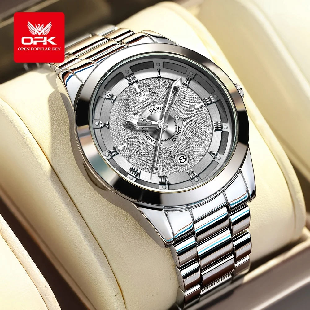 OPK 6056 New Men's Watch Fashion Dial Design New Men's Watch Fashion Dial Design Stainless steel Watches