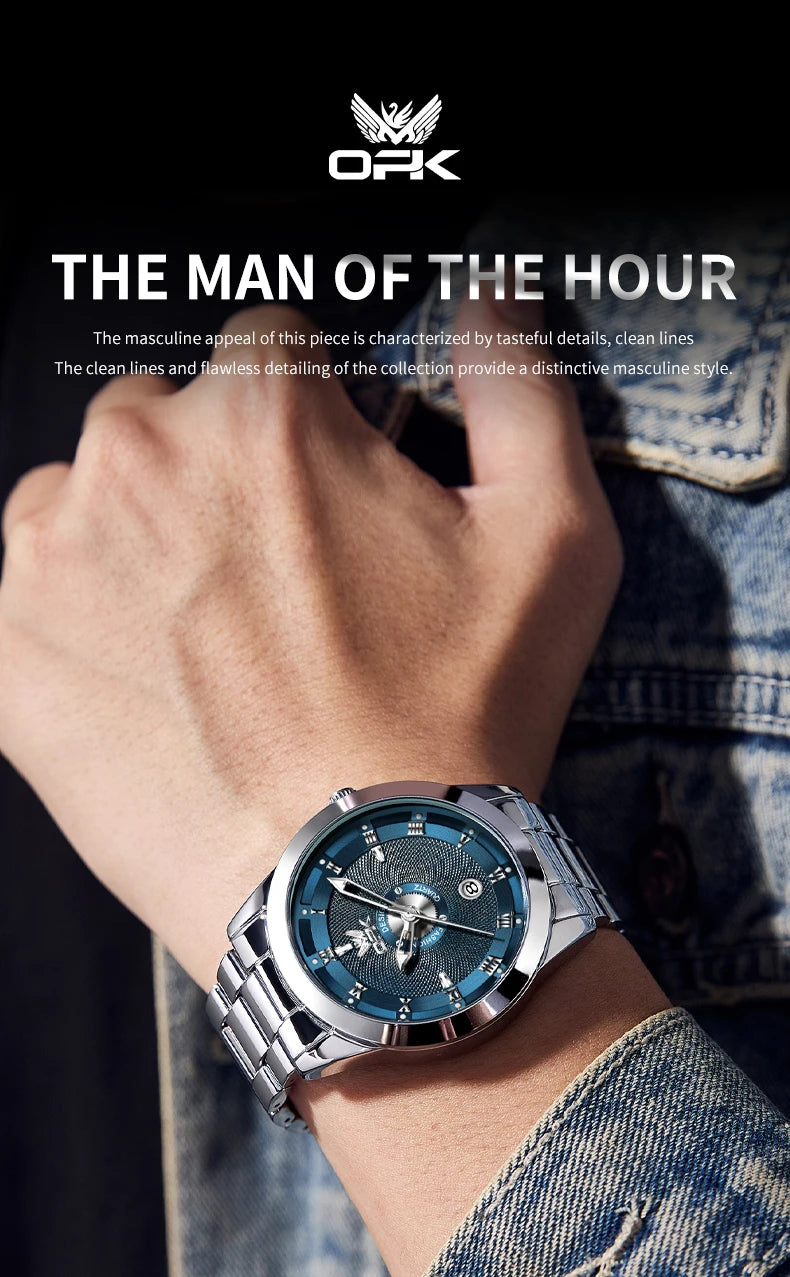 OPK 6056 New Men's Watch Fashion Dial Design New Men's Watch Fashion Dial Design Stainless steel Watches