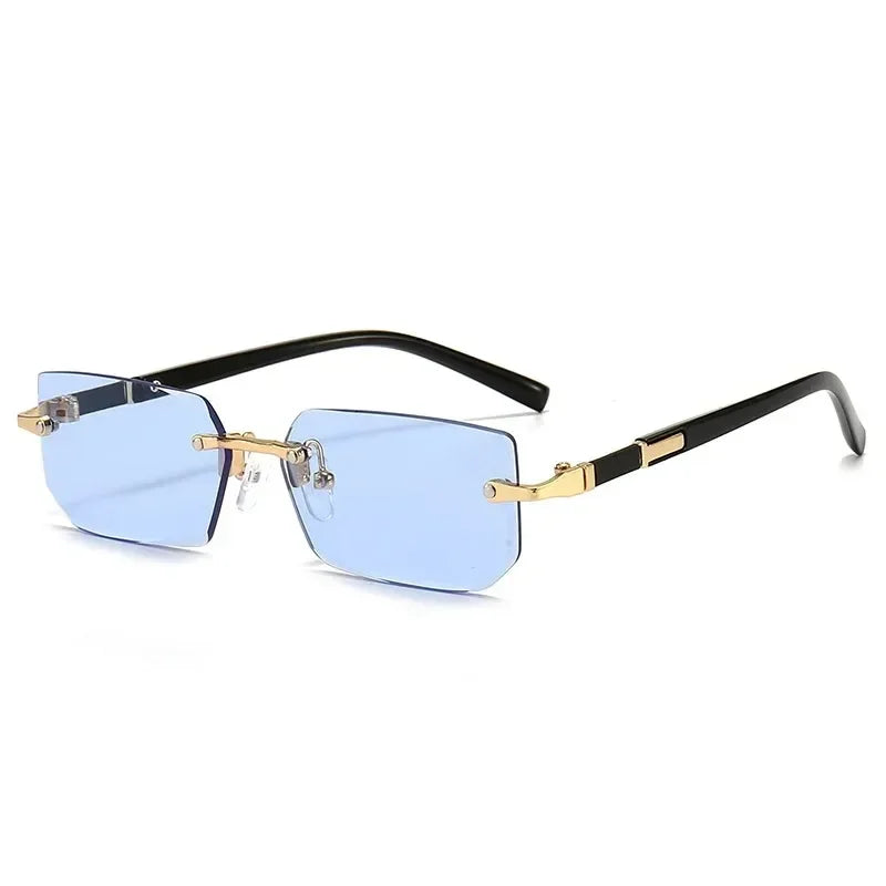 Polygon Rimless Sunglasses