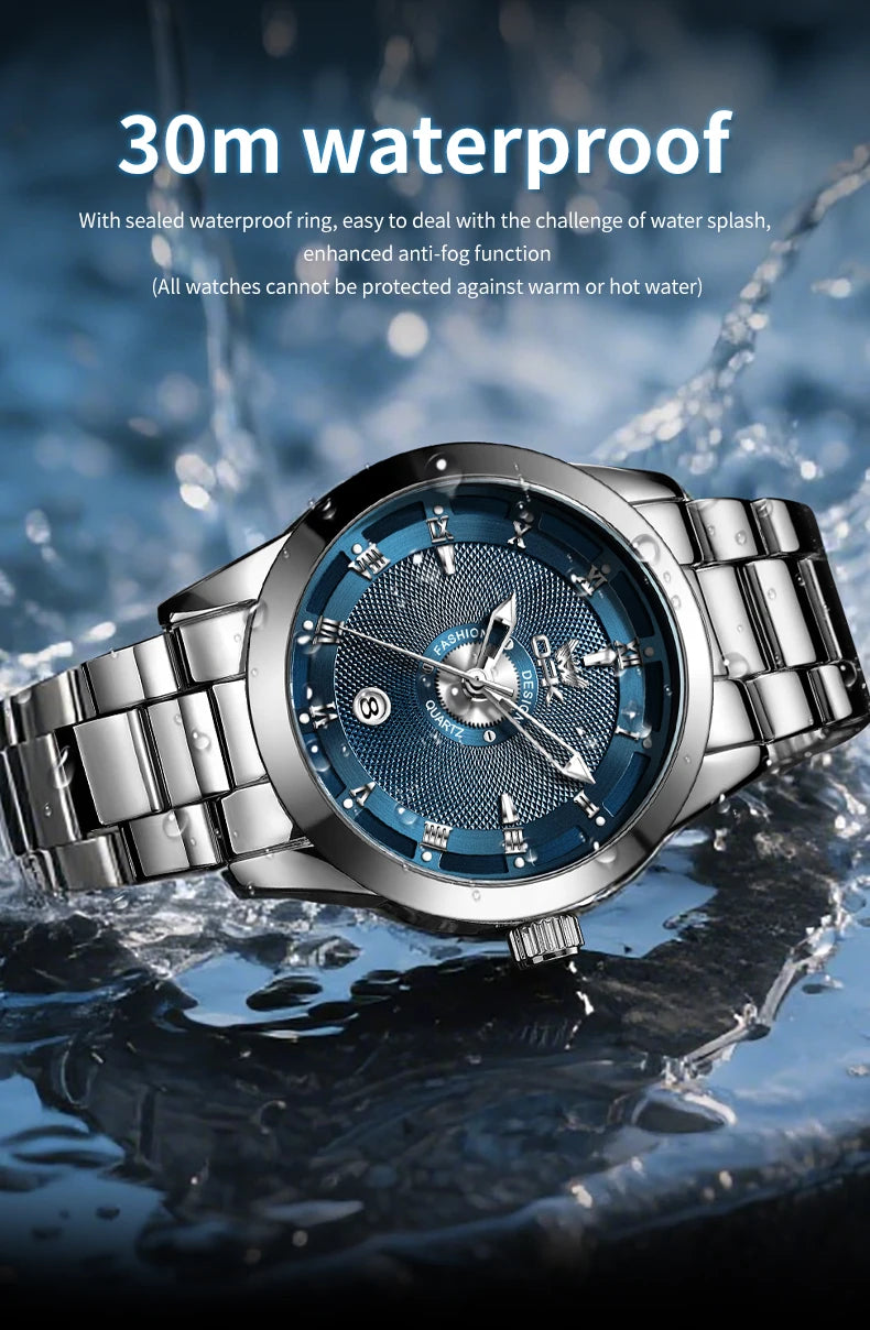OPK 6056 New Men's Watch Fashion Dial Design New Men's Watch Fashion Dial Design Stainless steel Watches