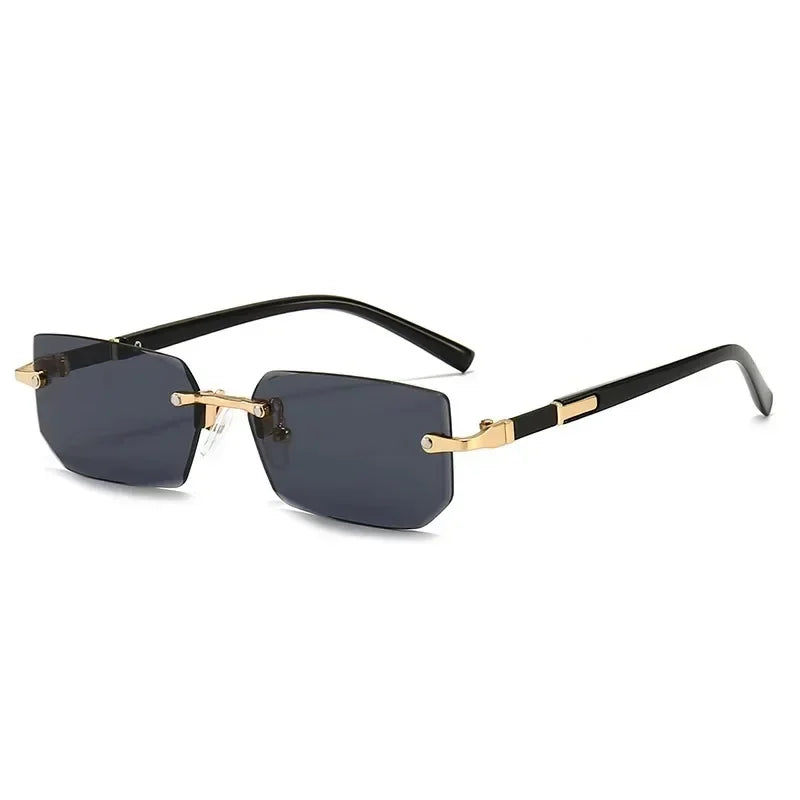 Polygon Rimless Sunglasses