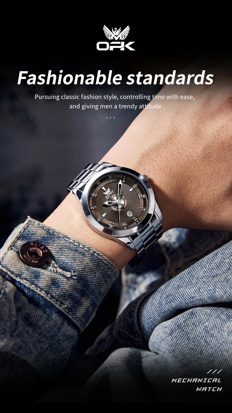 OPK 6056 New Men's Watch Fashion Dial Design New Men's Watch Fashion Dial Design Stainless steel Watches