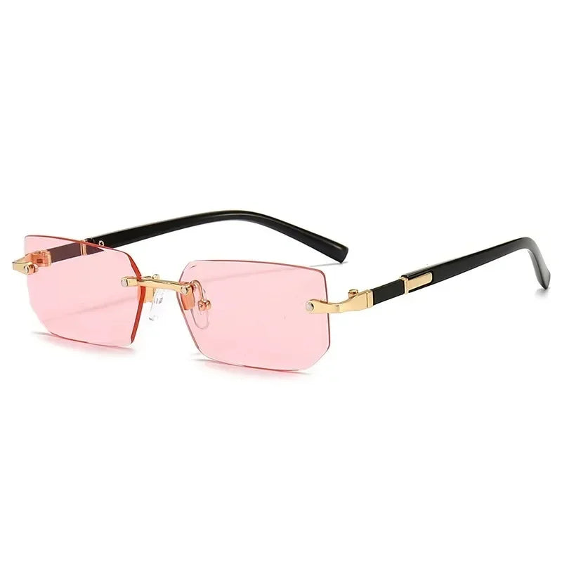 Polygon Rimless Sunglasses