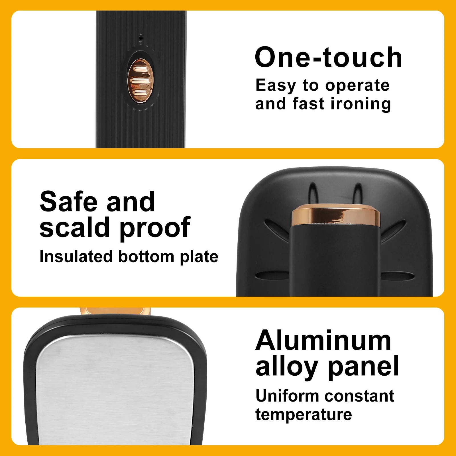 Travel Iron Portable Mini Ironing Machine Garment Steamer Wrinkle Remover Dry and Wet Handheld Steam Iron for Fabric Clothes